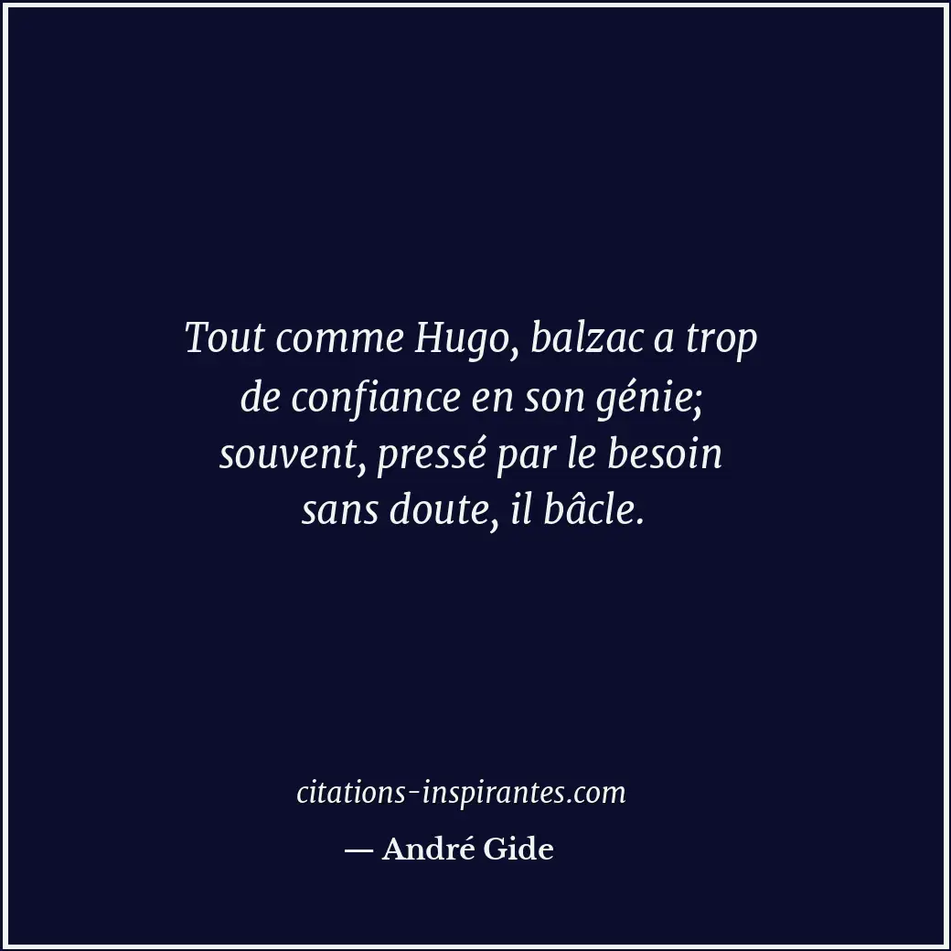 Citation de André Gide