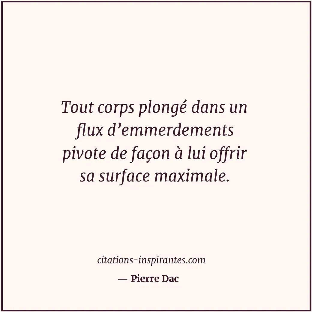 Citation de Pierre Dac