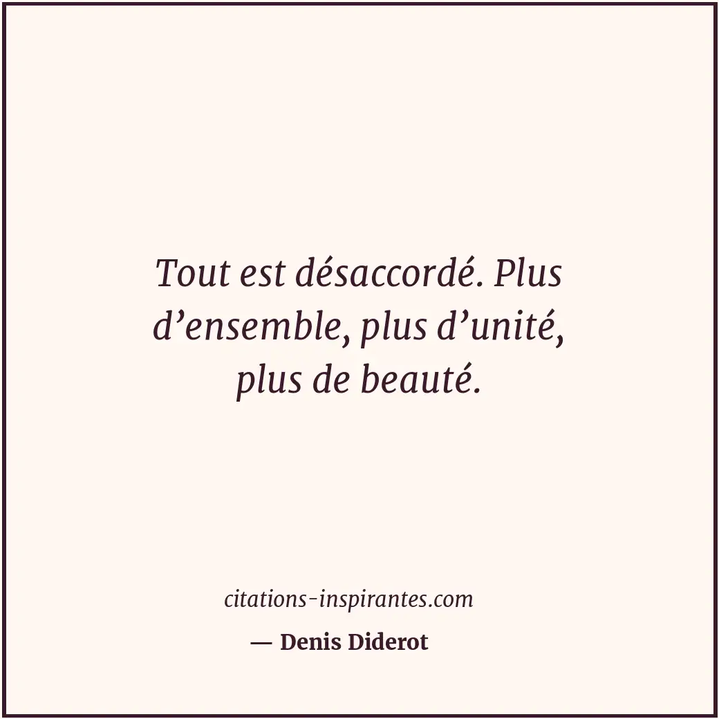 Citation de Denis Diderot