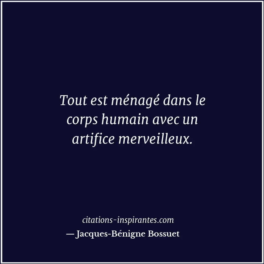 Citation de Jacques-Bénigne Bossuet