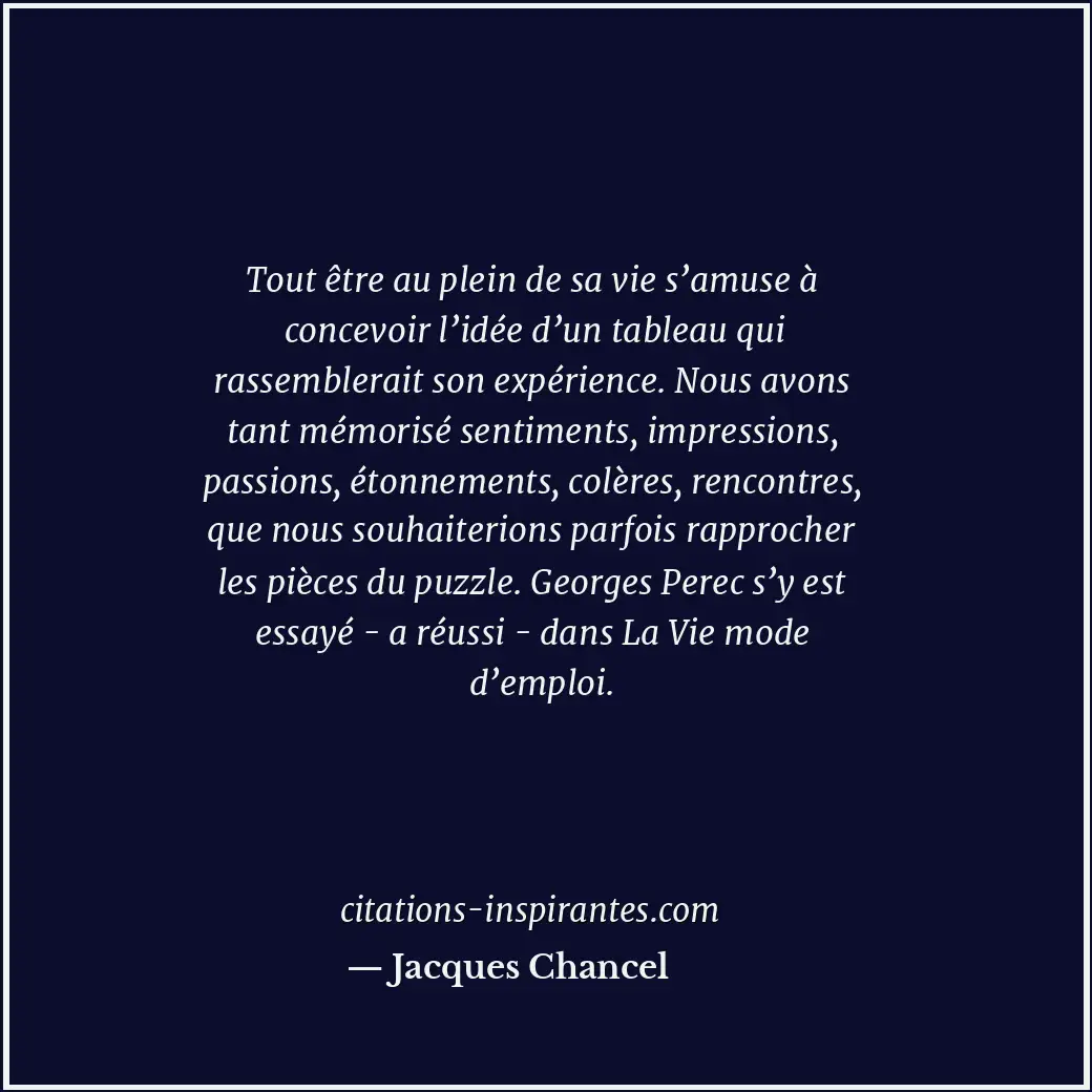 Citation de Jacques Chancel