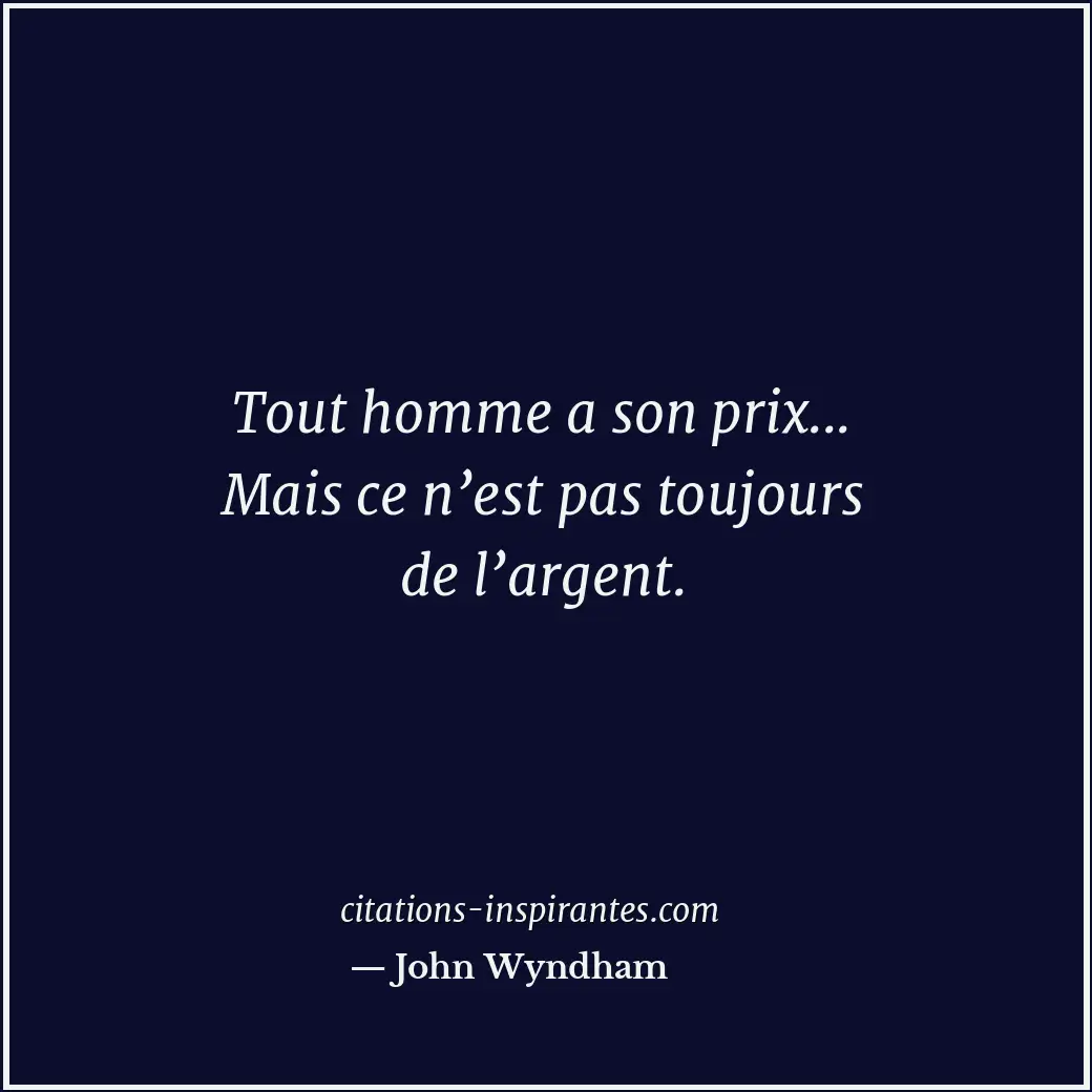 Citation de John Wyndham
