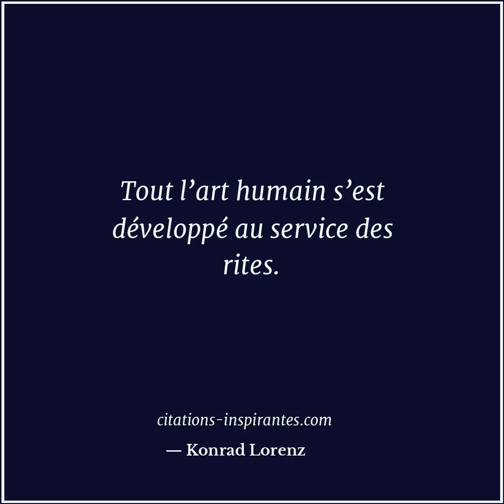 Citation de Konrad Lorenz