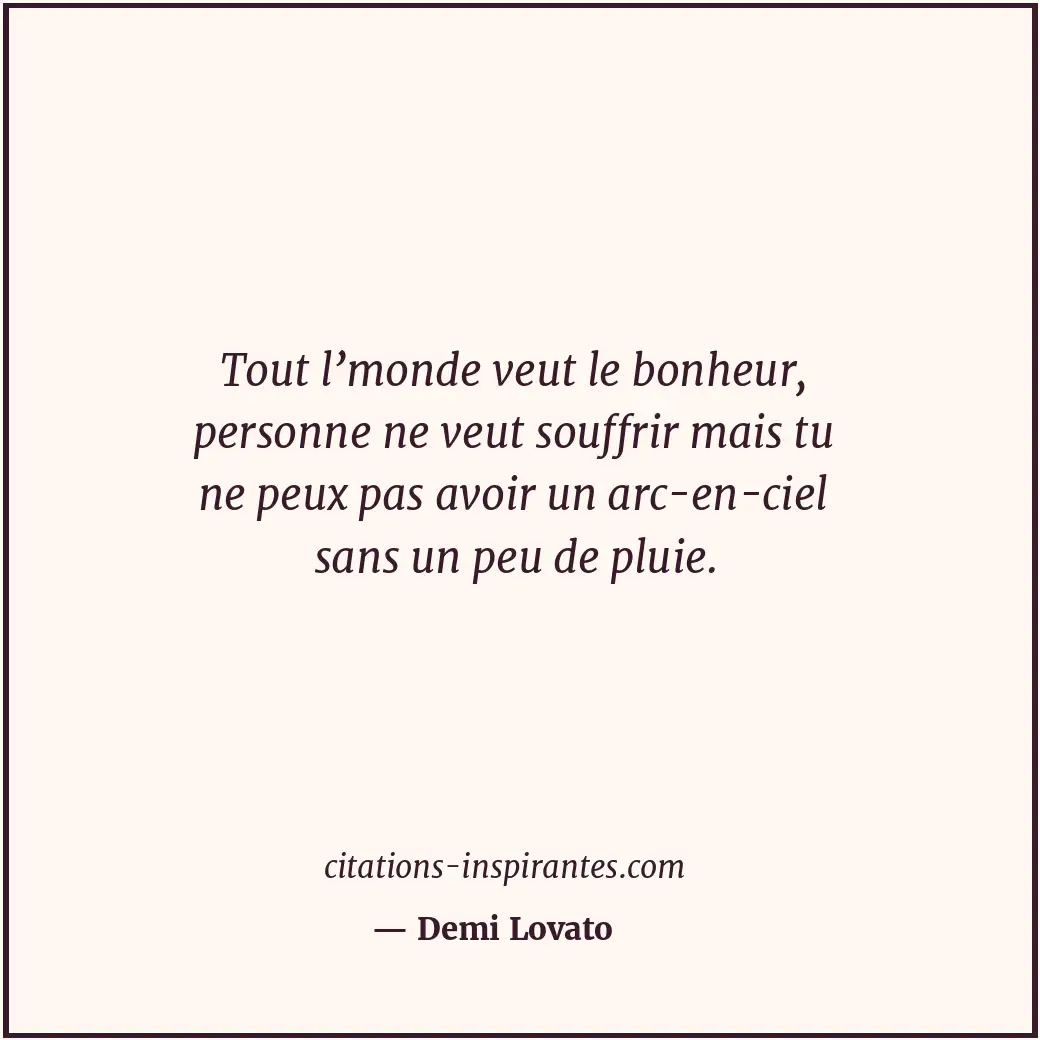 Citation de Demi Lovato