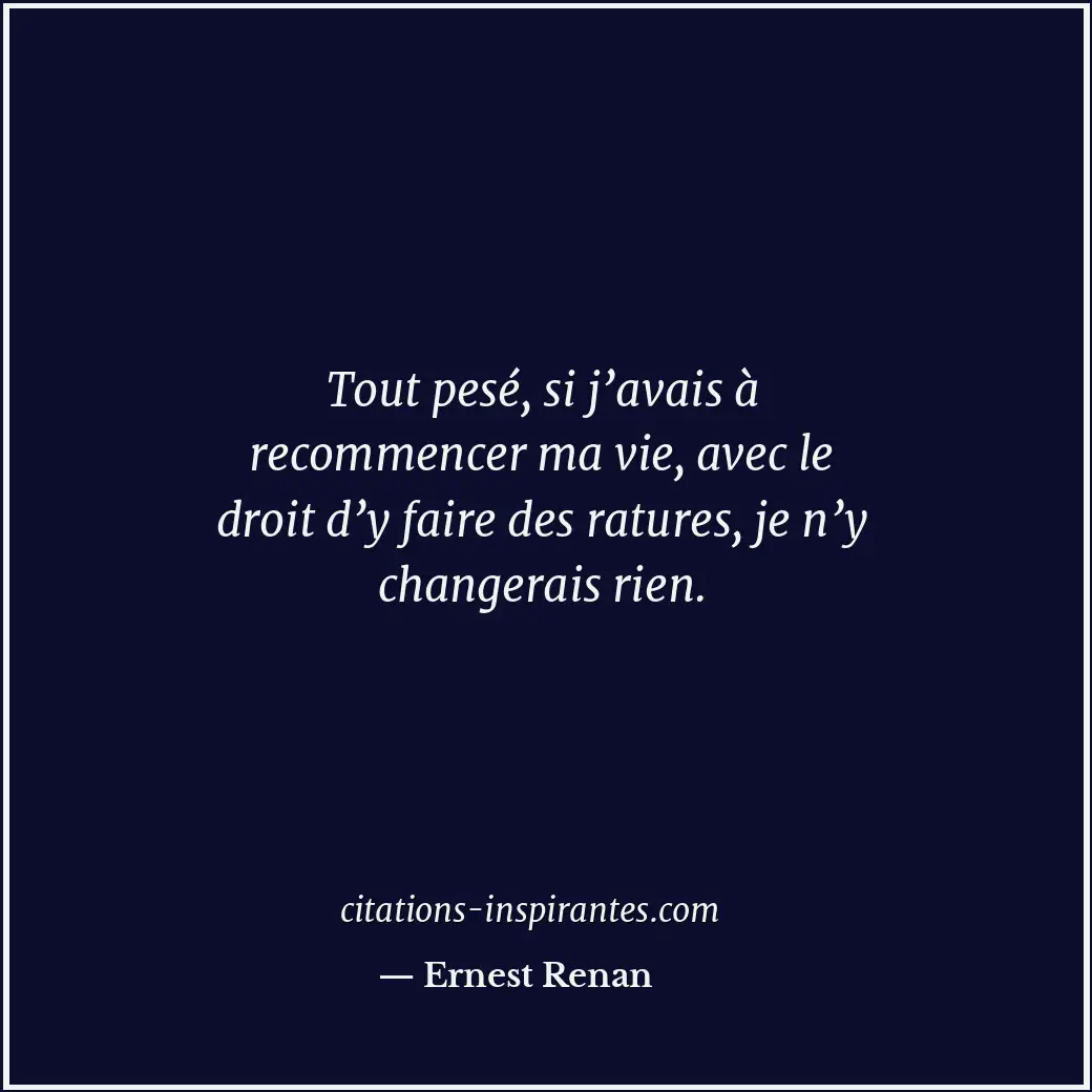 Citation de Ernest Renan