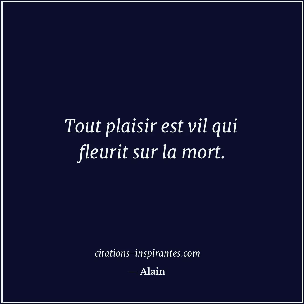 Citation de Alain