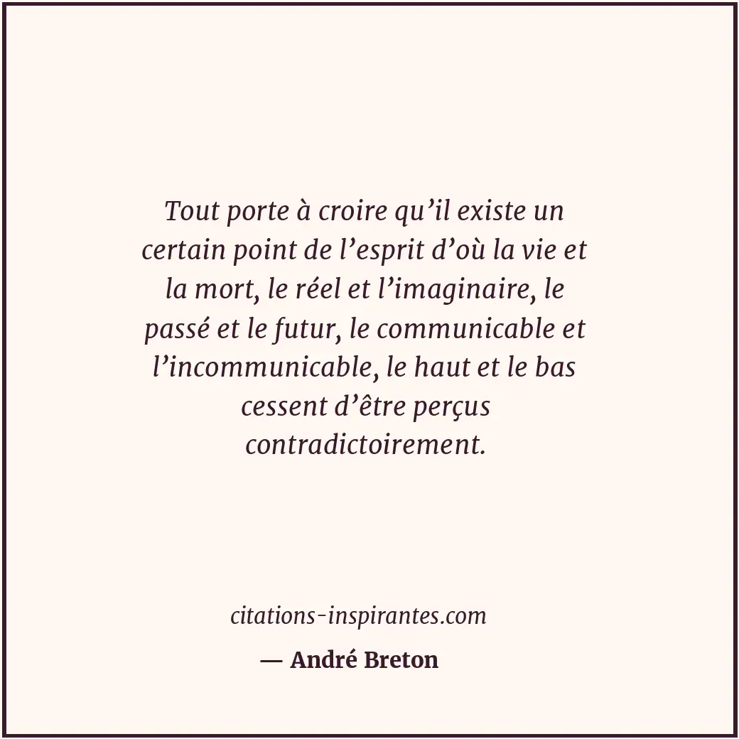 Citation de André Breton