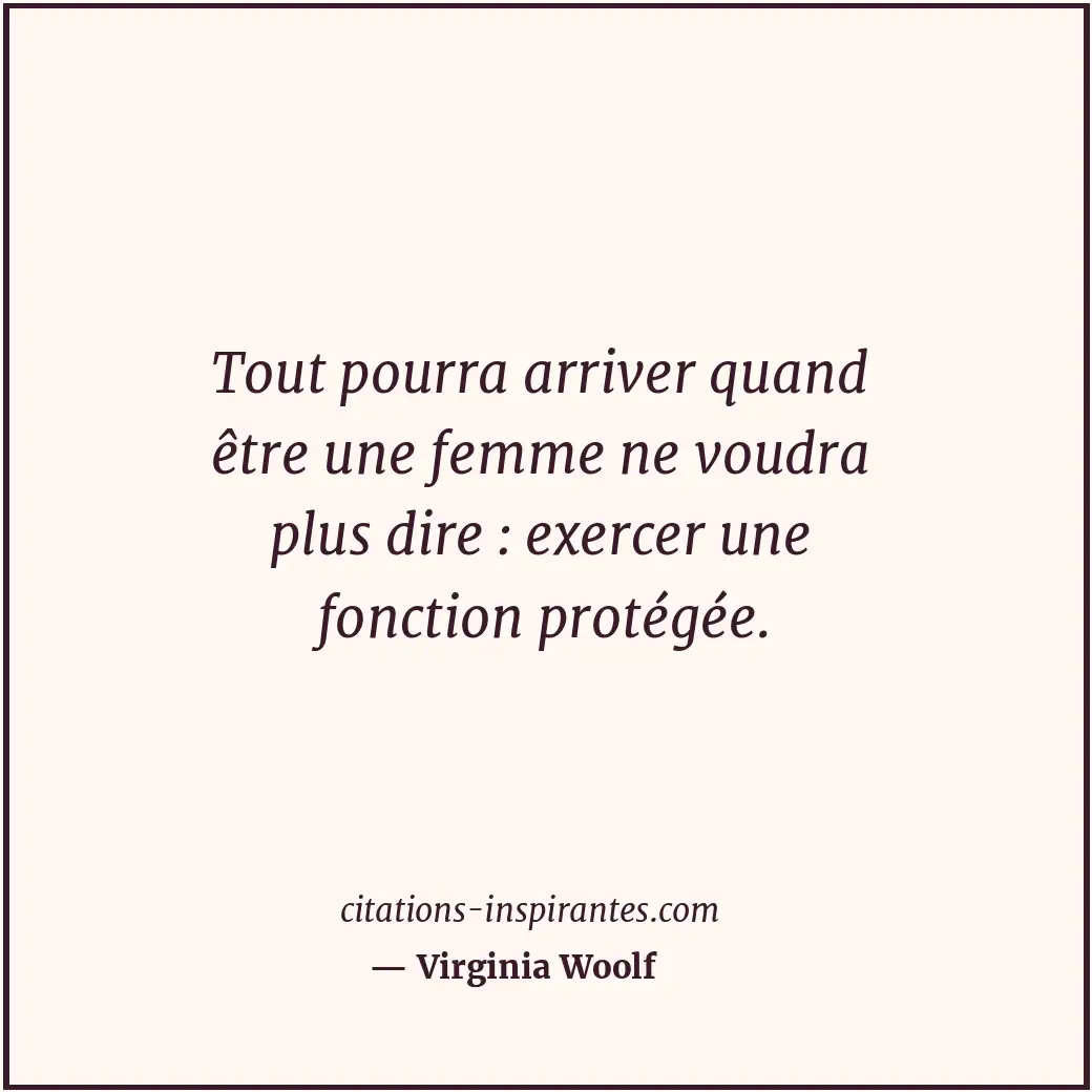 Citation de Virginia Woolf
