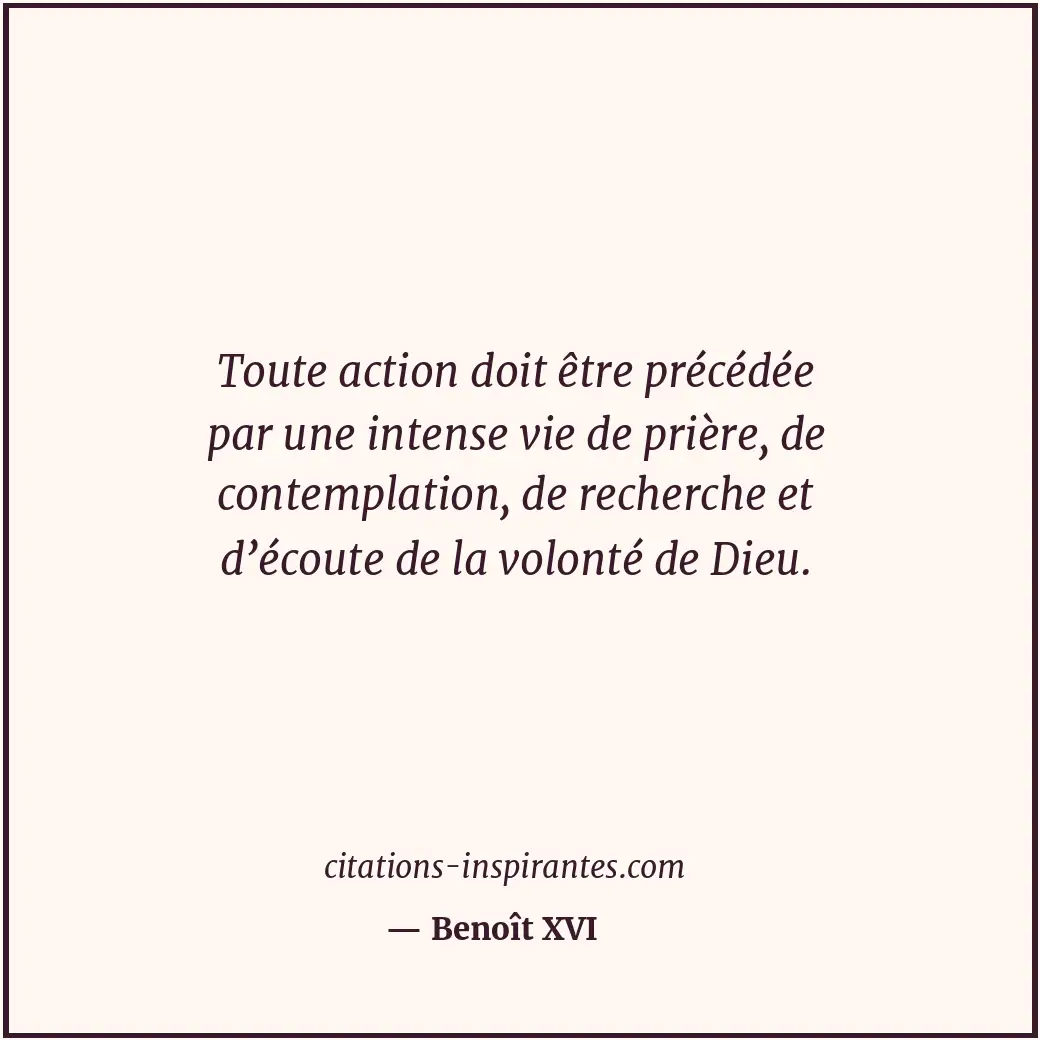 Citation de Benoît XVI