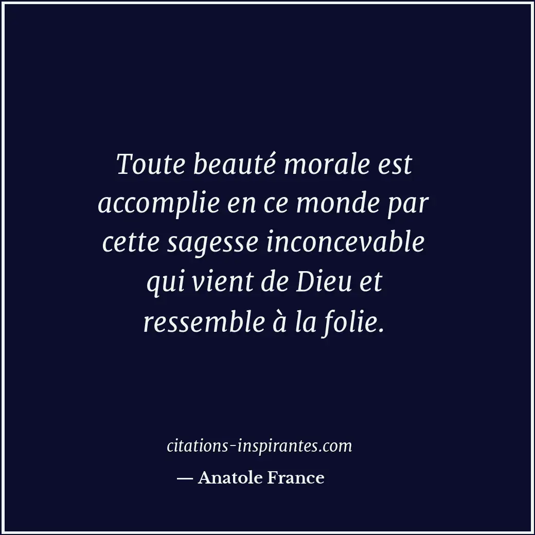 Citation de Anatole France