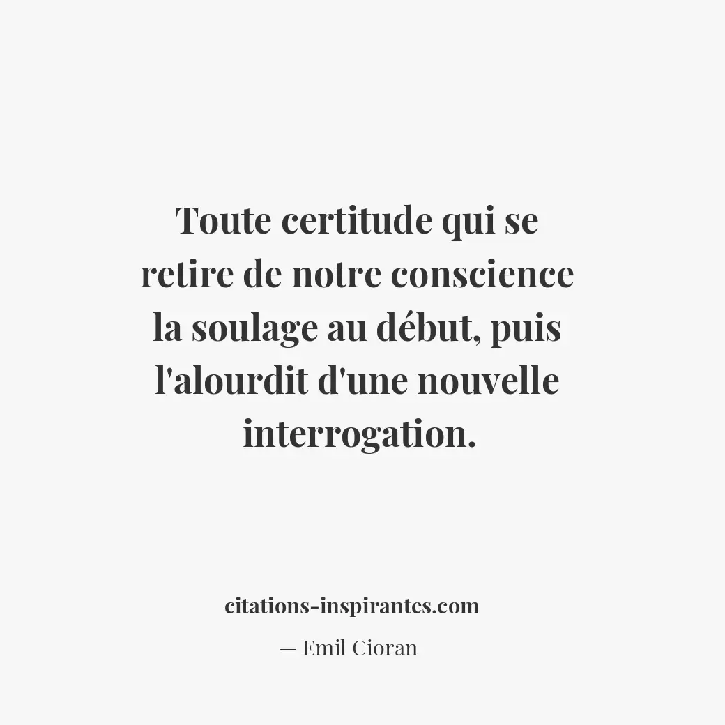 Citation de Emil Cioran