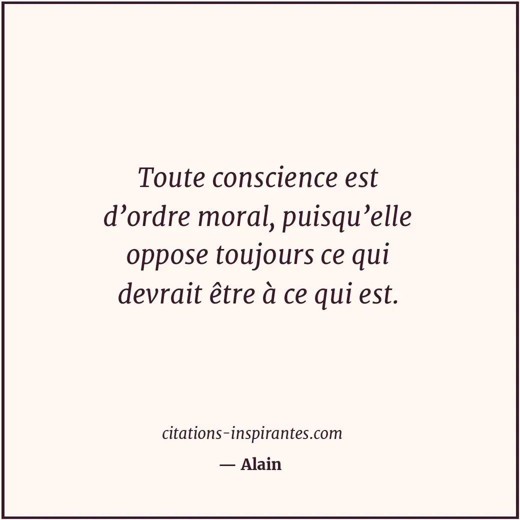 Citation de Alain