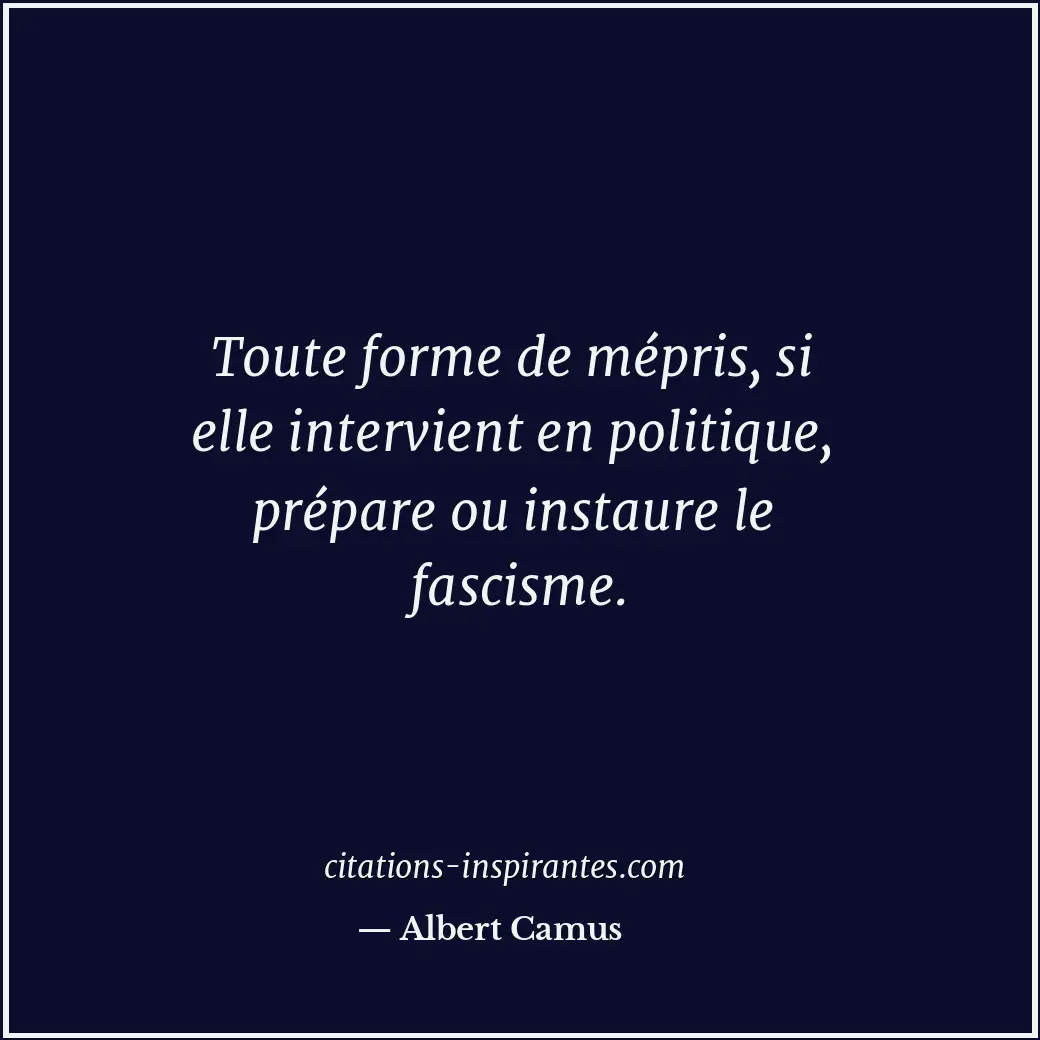 Citation de Albert Camus