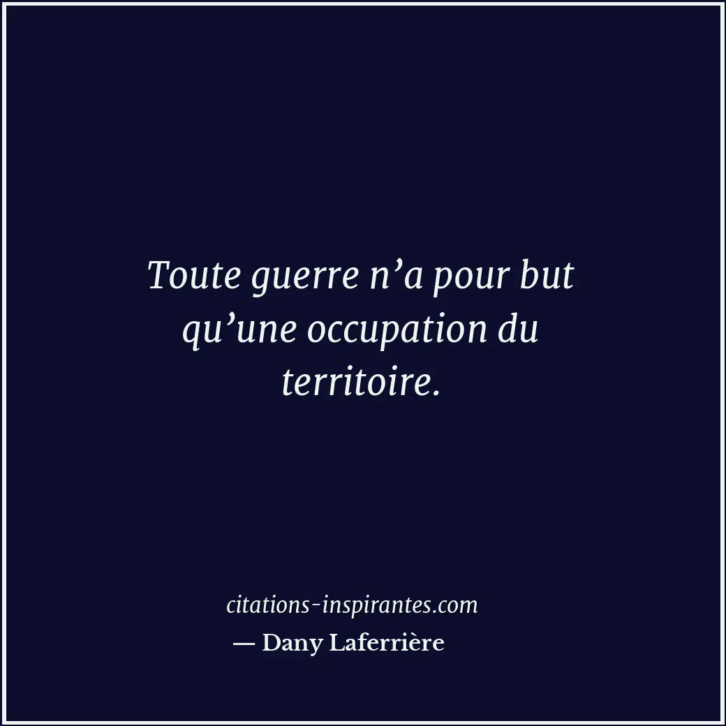 Citation de Dany Laferrière