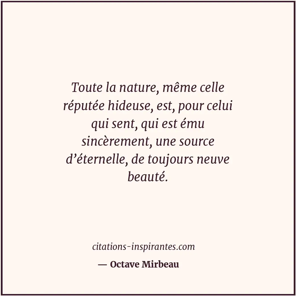 Citation de Octave Mirbeau