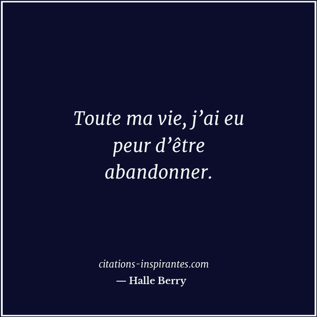 Citation de Halle Berry