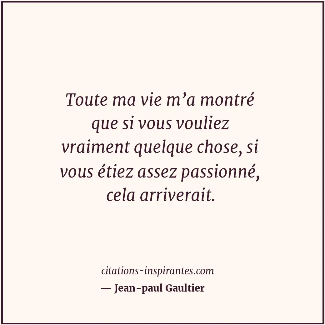 Citation de Jean-paul Gaultier