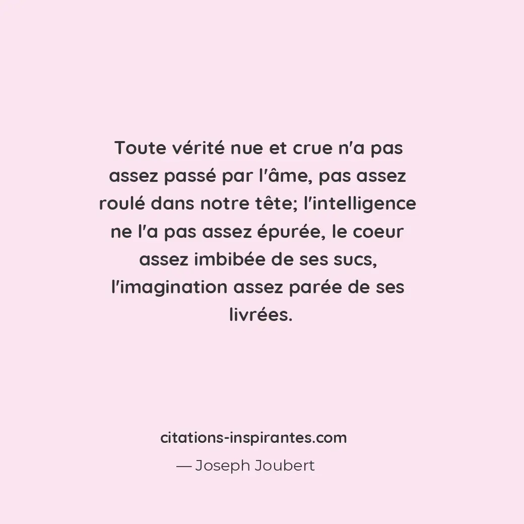 Citation de Joseph Joubert