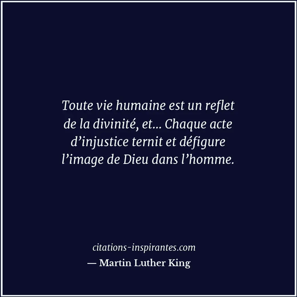 Citation de Martin Luther King