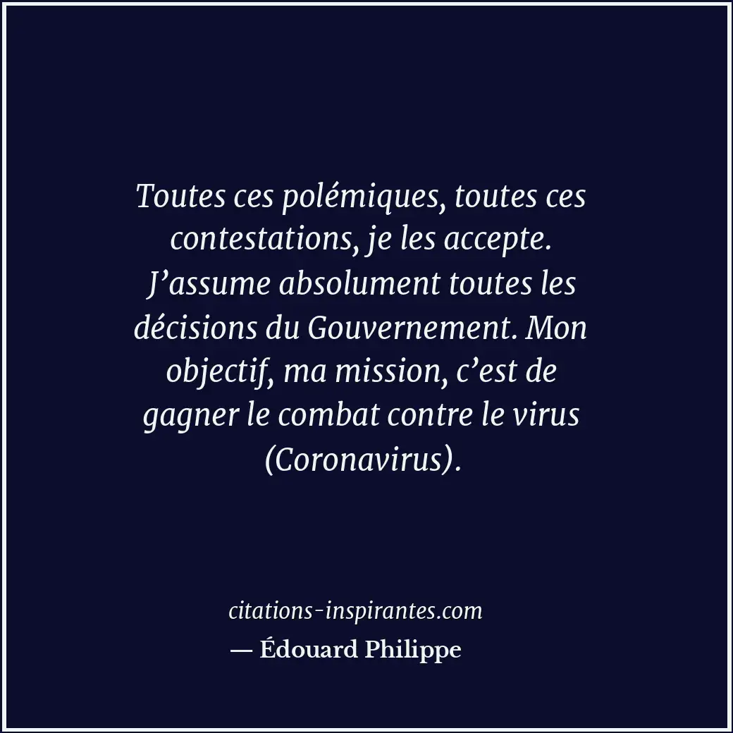 Citation de Édouard Philippe