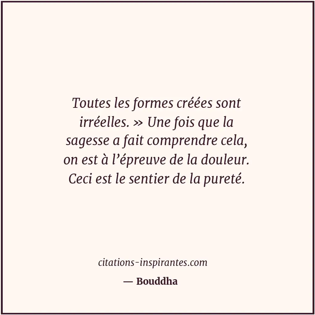 Citation de Bouddha