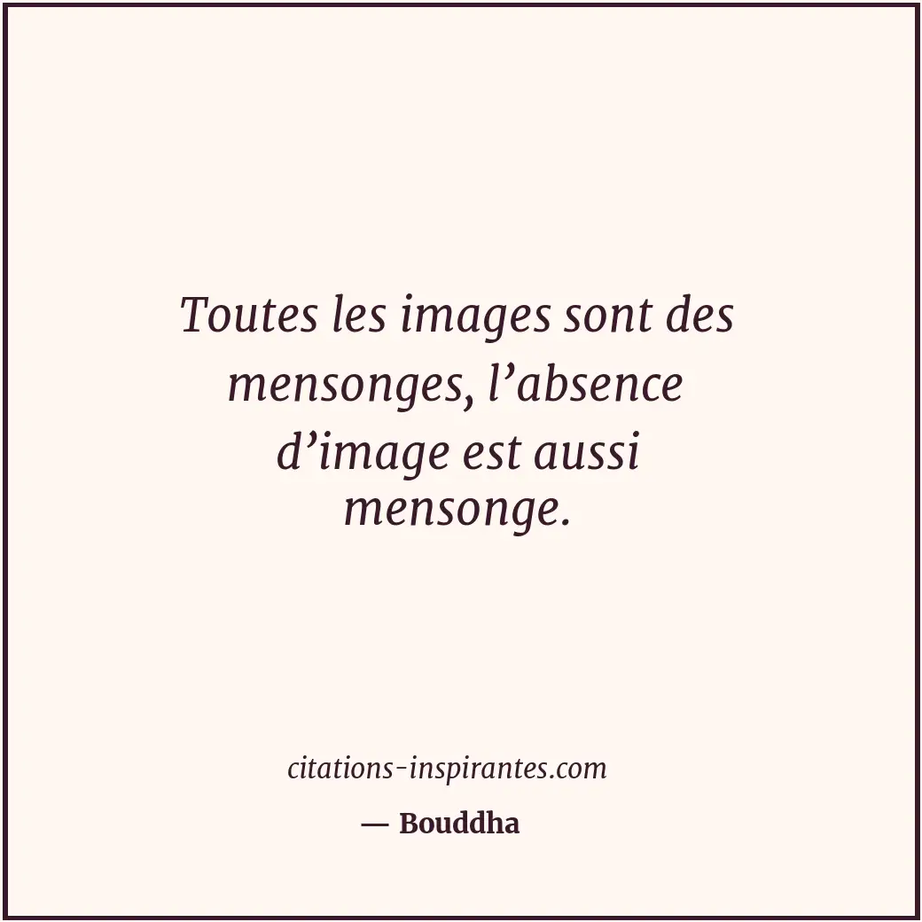 Citation de Bouddha