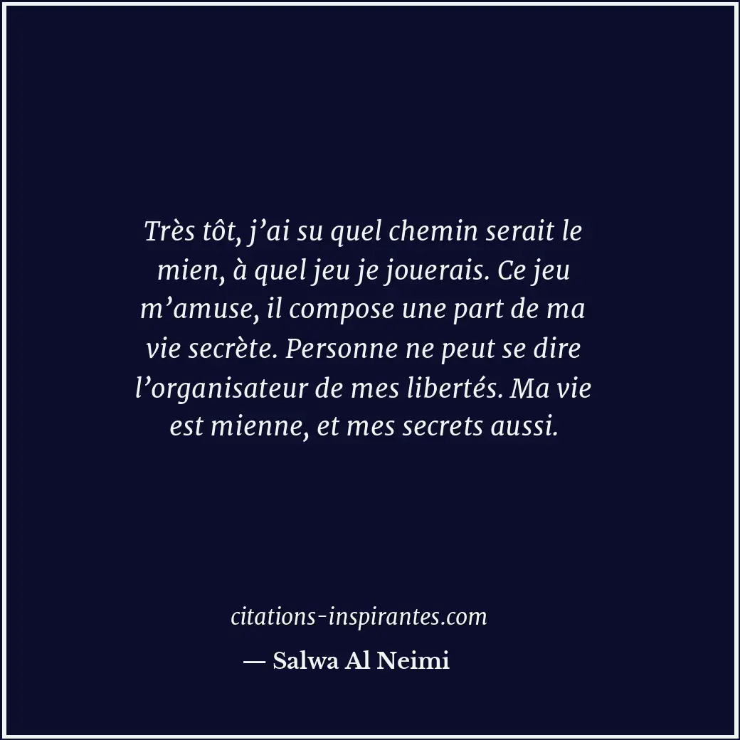 Citation de Salwa Al Neimi
