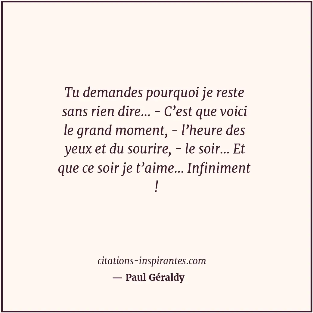 Citation de Paul Géraldy