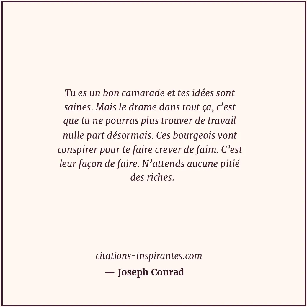 Citation de Joseph Conrad