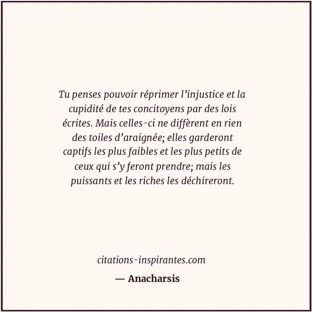 Citation de Anacharsis