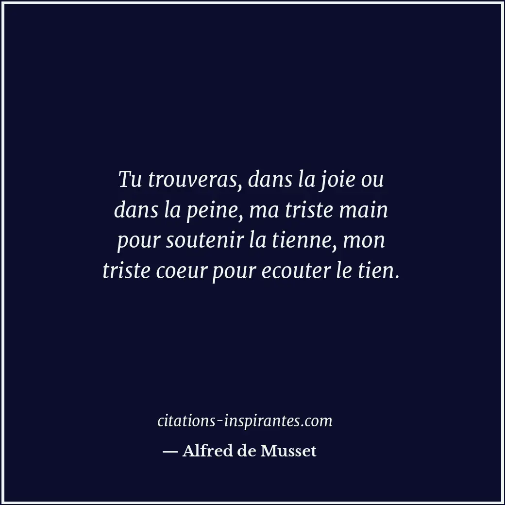 Citation de Alfred de Musset