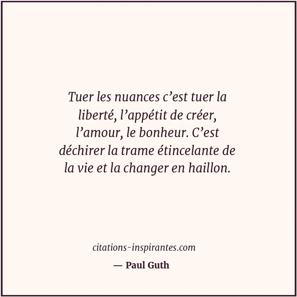 Citation de Paul Guth