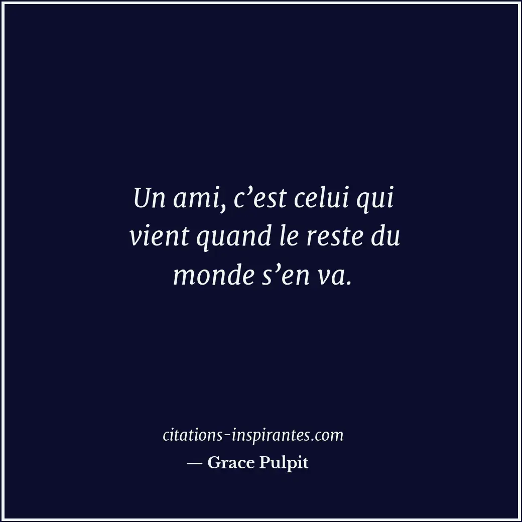Citation de Grace Pulpit
