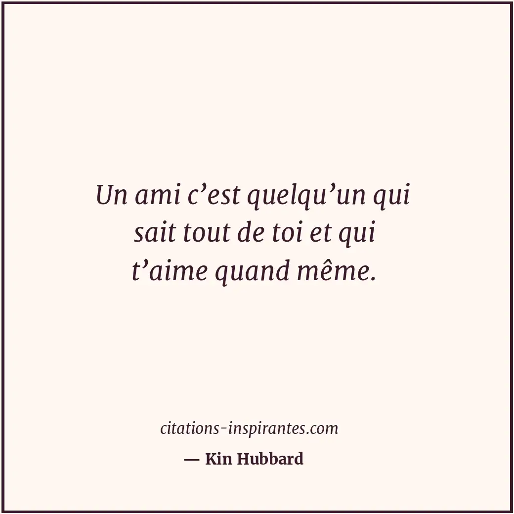 Citation de Kin Hubbard