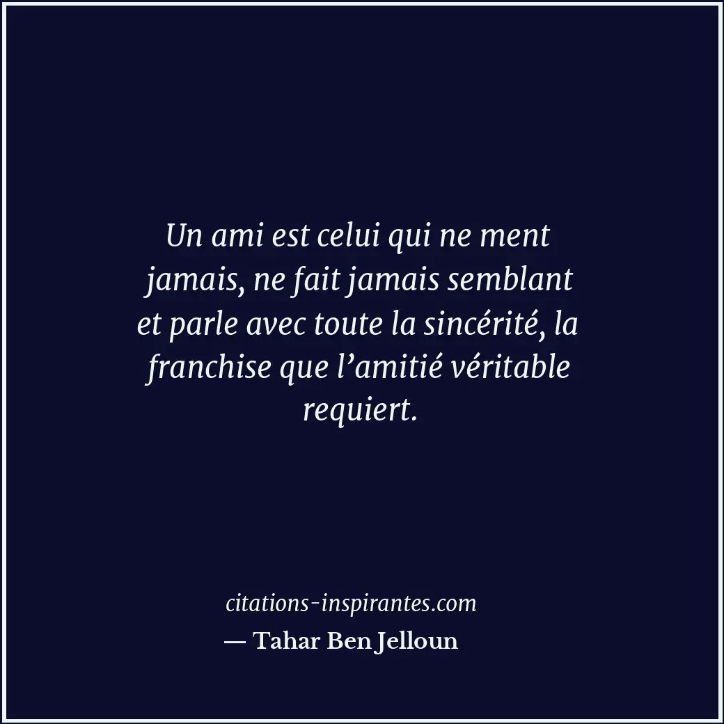Citation de Tahar Ben Jelloun