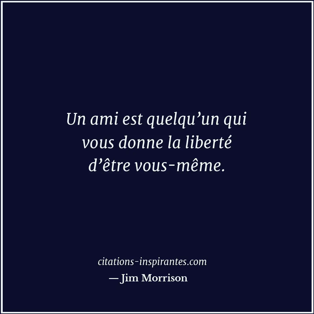Citation de Jim Morrison