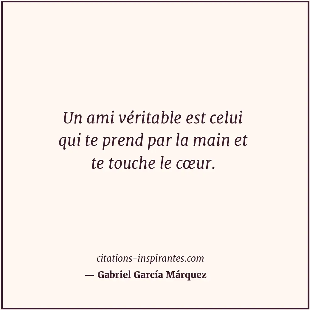Citation de Gabriel García Márquez