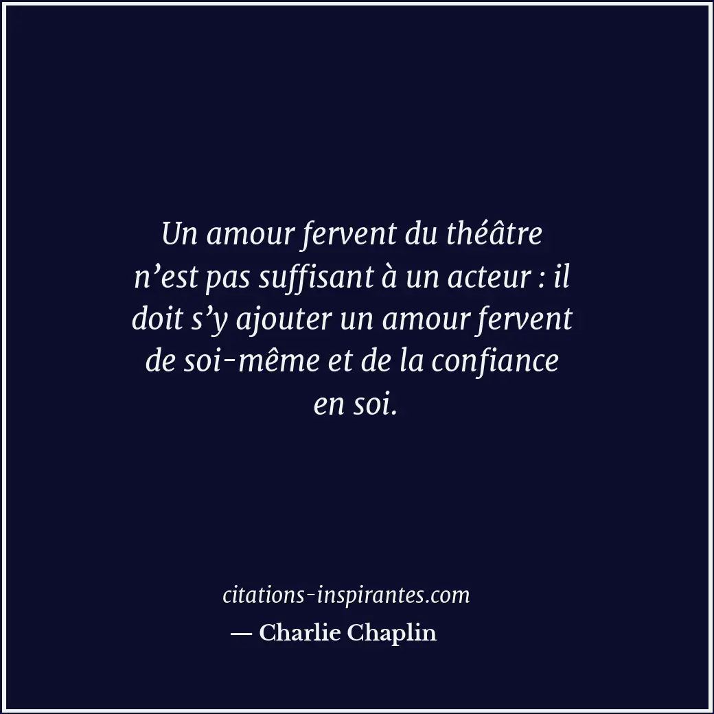 Citation de Charlie Chaplin