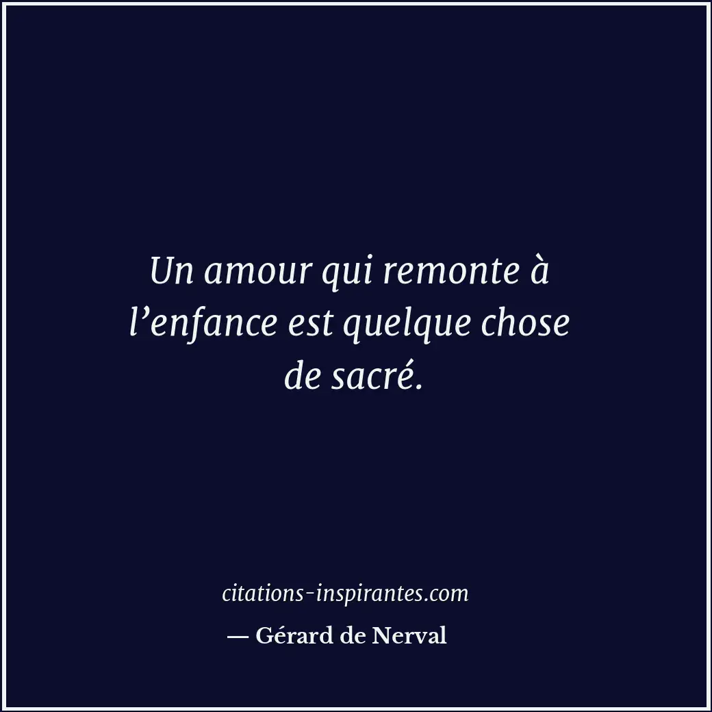 Citation de Gérard de Nerval