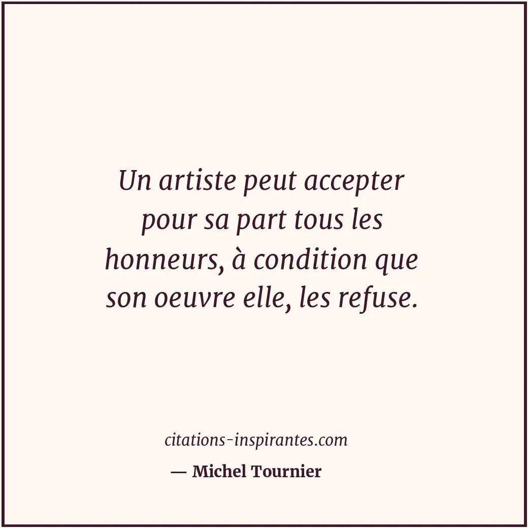 Citation de Michel Tournier