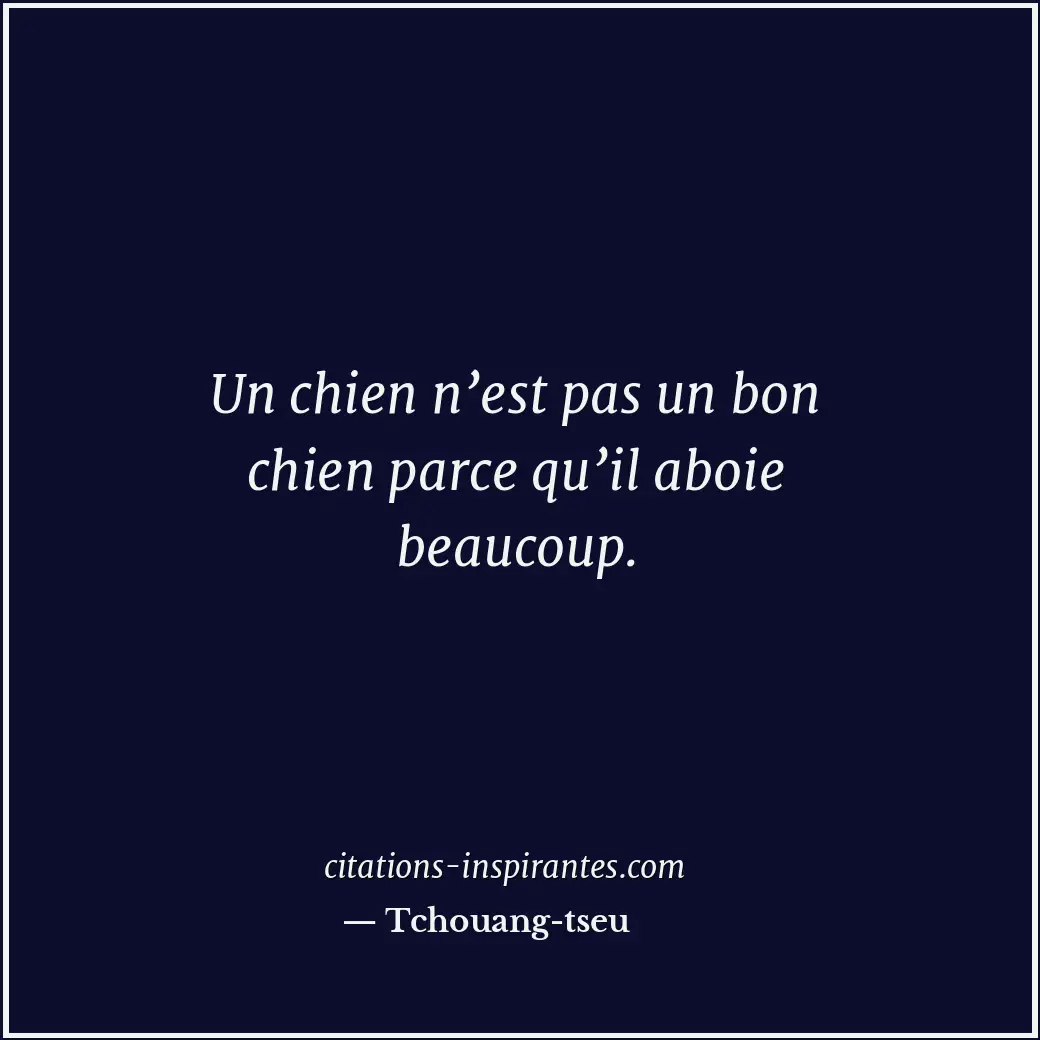 Citation de Tchouang-tseu
