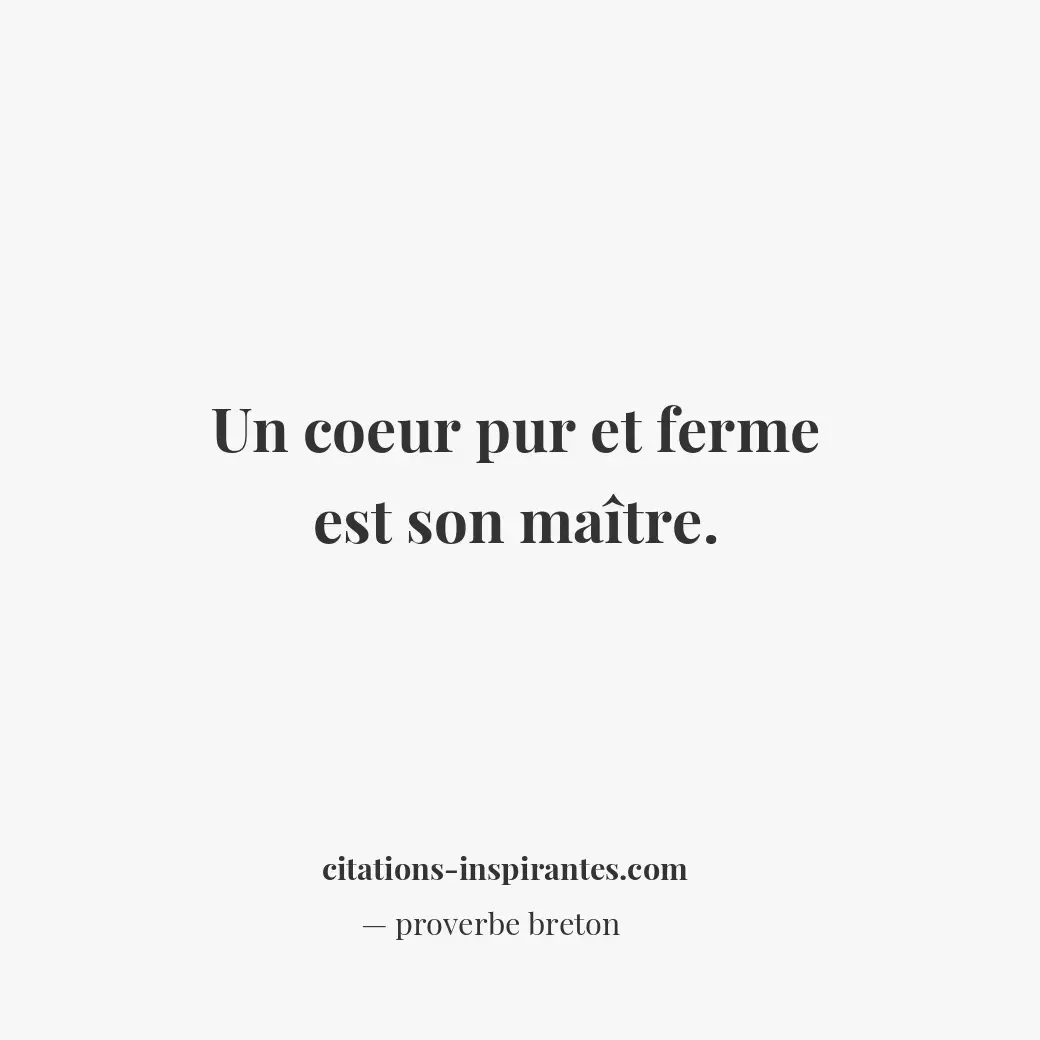 Citation de proverbe breton