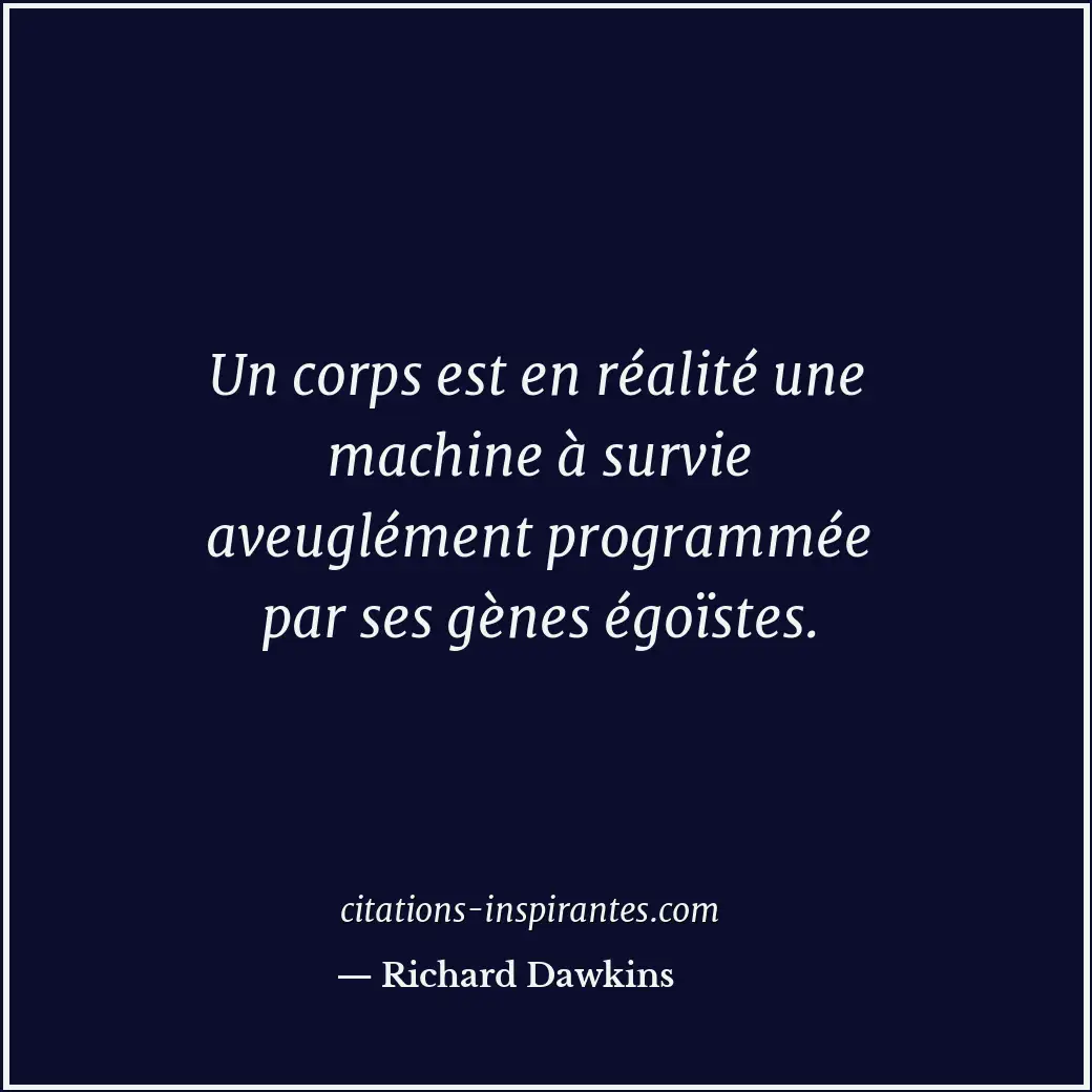 Citation de Richard Dawkins