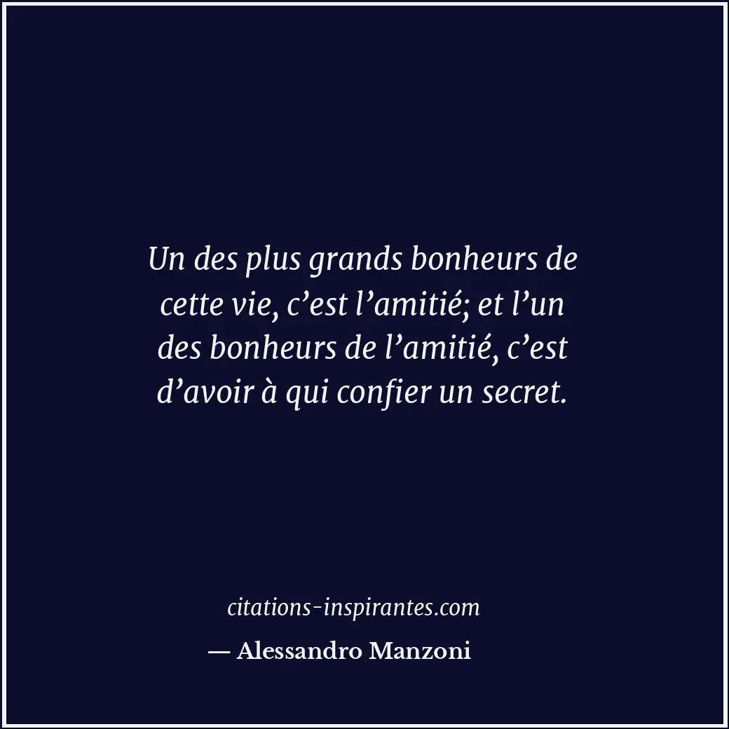 Citation de Alessandro Manzoni