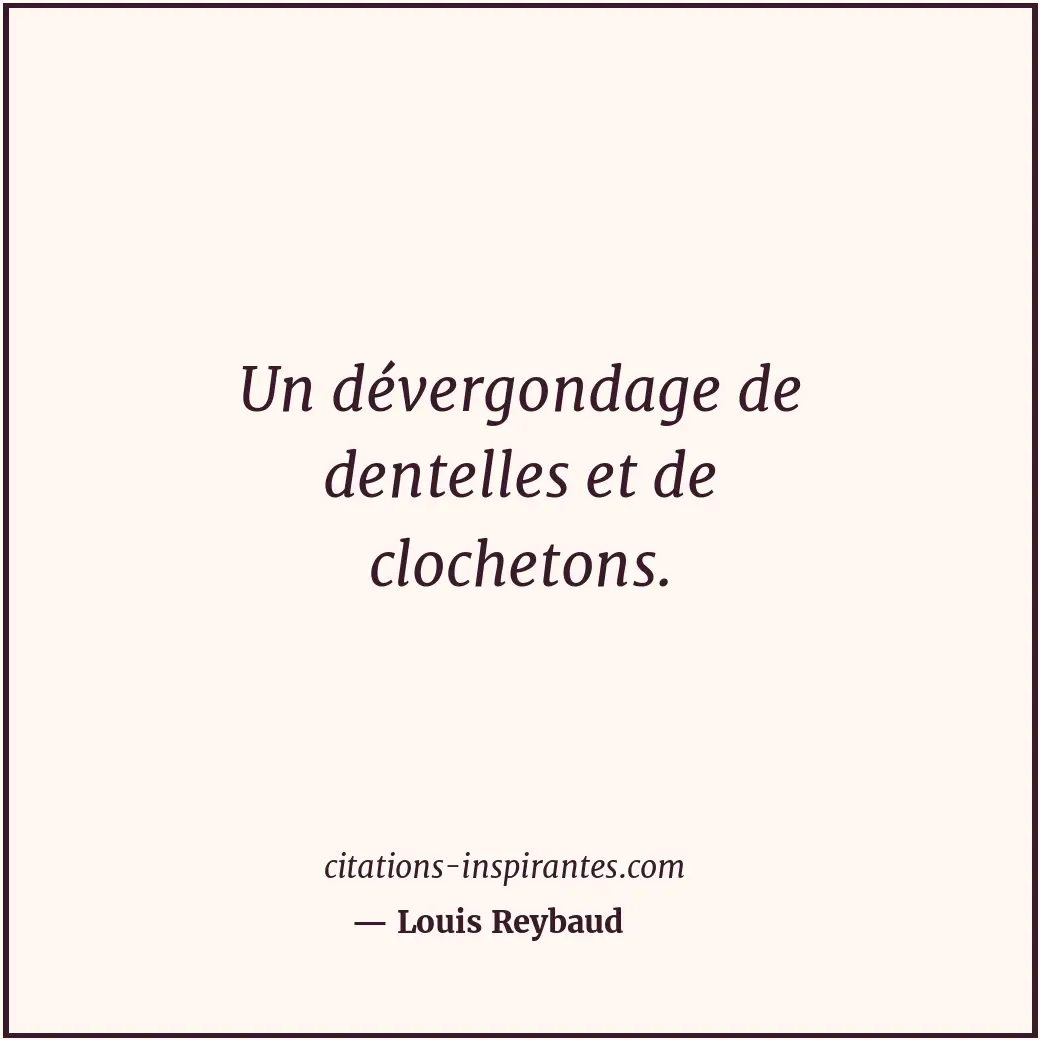 Citation de Louis Reybaud