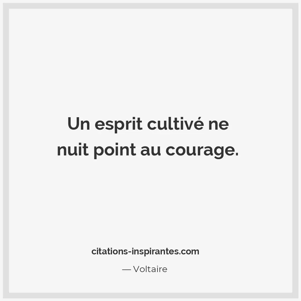 Citation de Voltaire