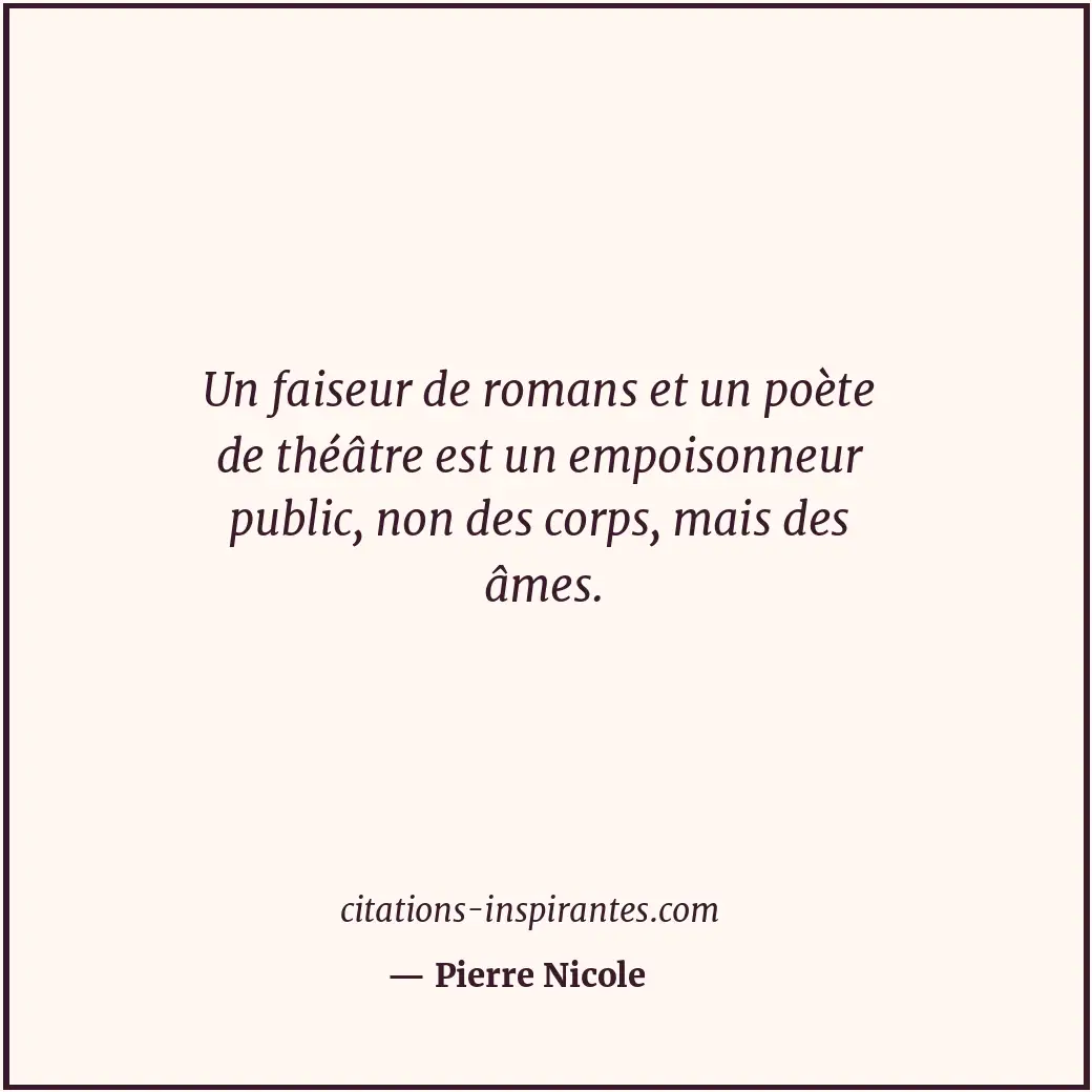 Citation de Pierre Nicole