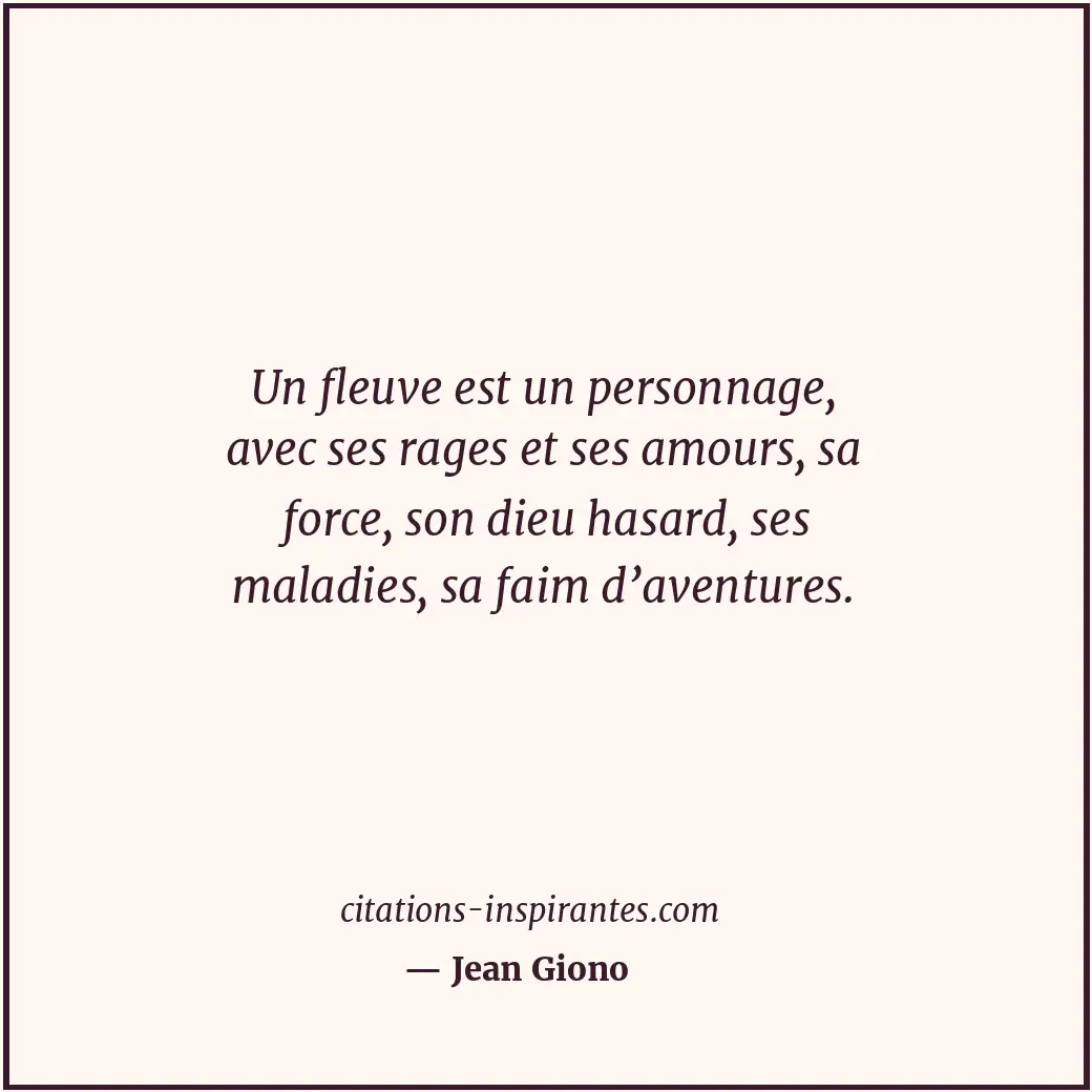 Citation de Jean Giono