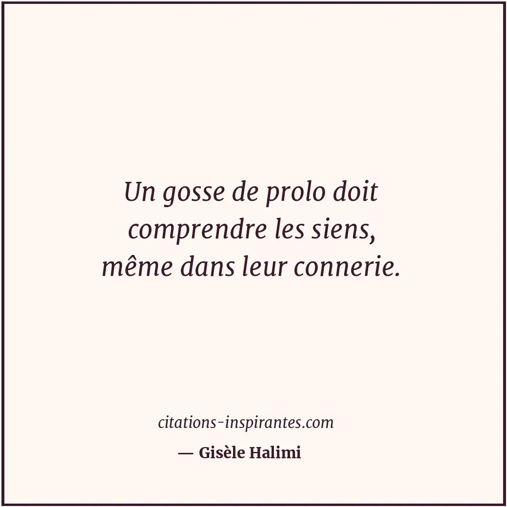 Citation de Gisèle Halimi