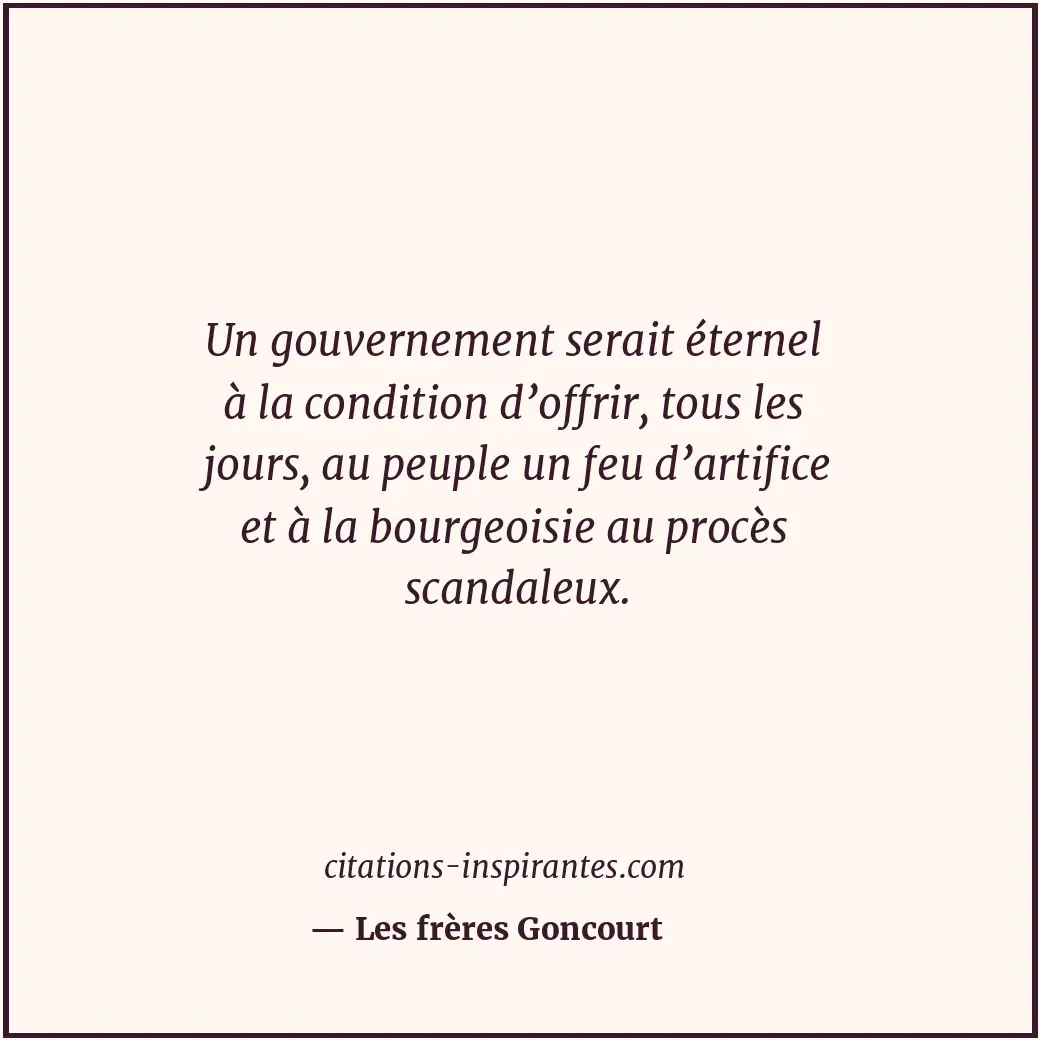 Citation de Les frères Goncourt
